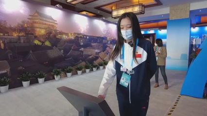 (冰雪吉林 相約冬奧)志愿服務在冬奧 吉林身影展英姿